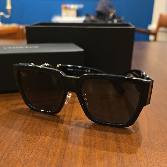 NEW Versace Black and Gold Sunglasses 4483D main image 14